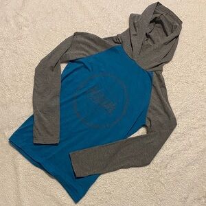 Tony Hawk Gray and Blue Hoodie